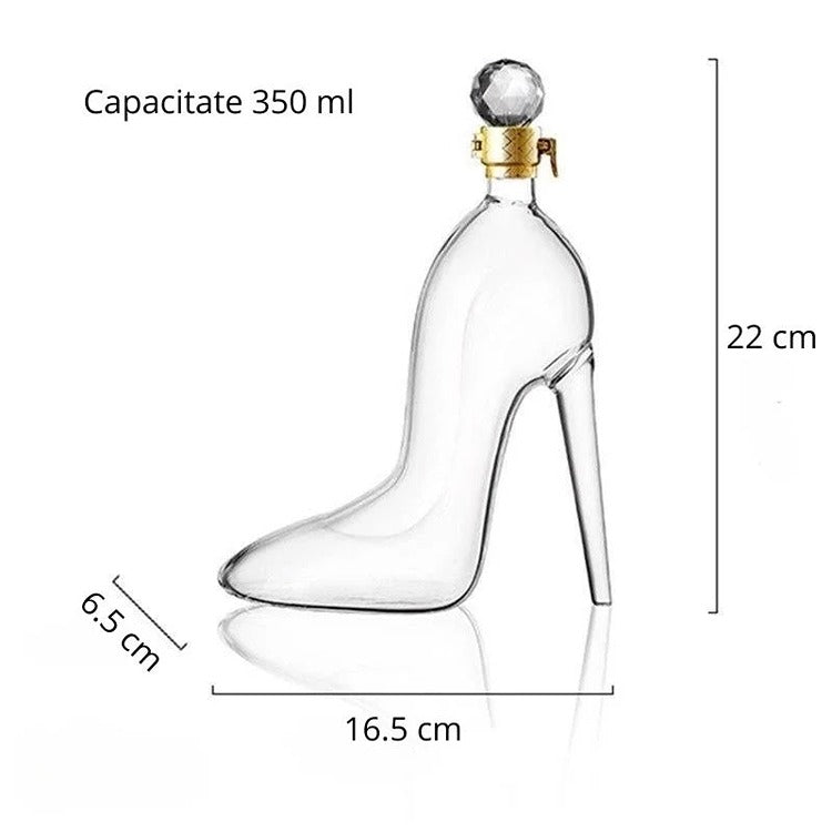 Decantor Bauturi Pantof Stiletto, 350ml
