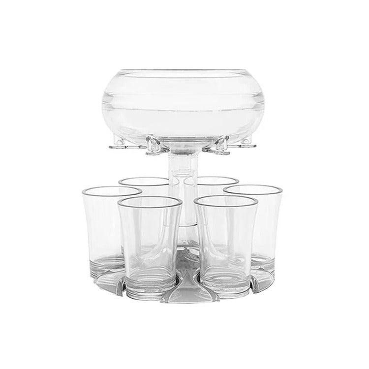 Dispenser pentru Bauturi cu 6 Shoturi, Distribuitor Rapid pentru Petreceri