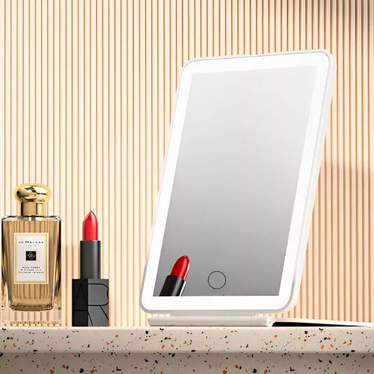 Oglinda Machiaj Pliabila de Calatorie, LED