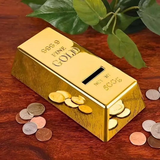 Pusculita Bani Forma Lingou de Aur - Varivo