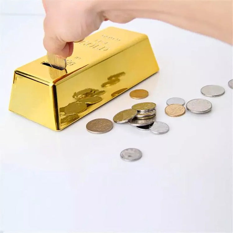 Pusculita Bani Forma Lingou de Aur - Varivo