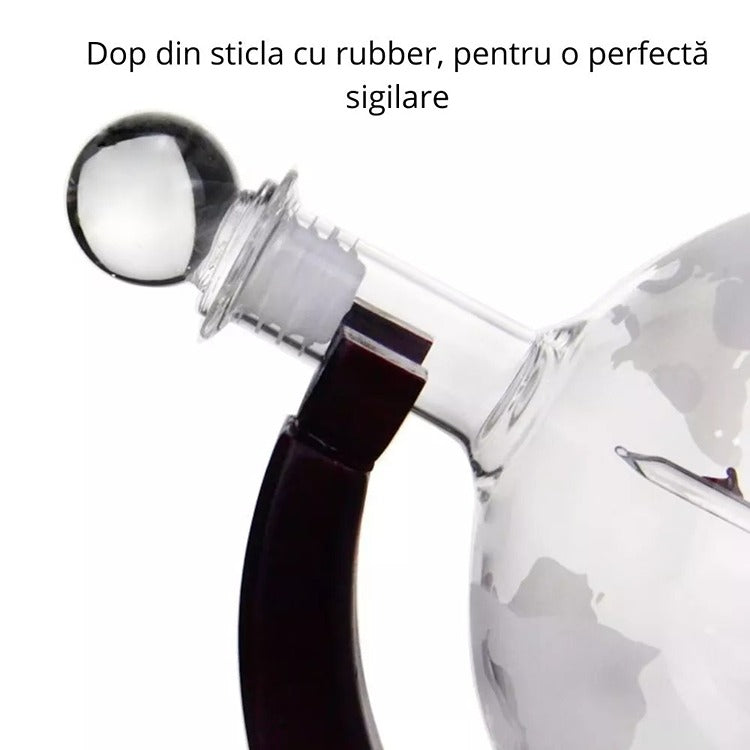 Set Cadou Decantor Glob Pamantesc Epique, 2 Pahare