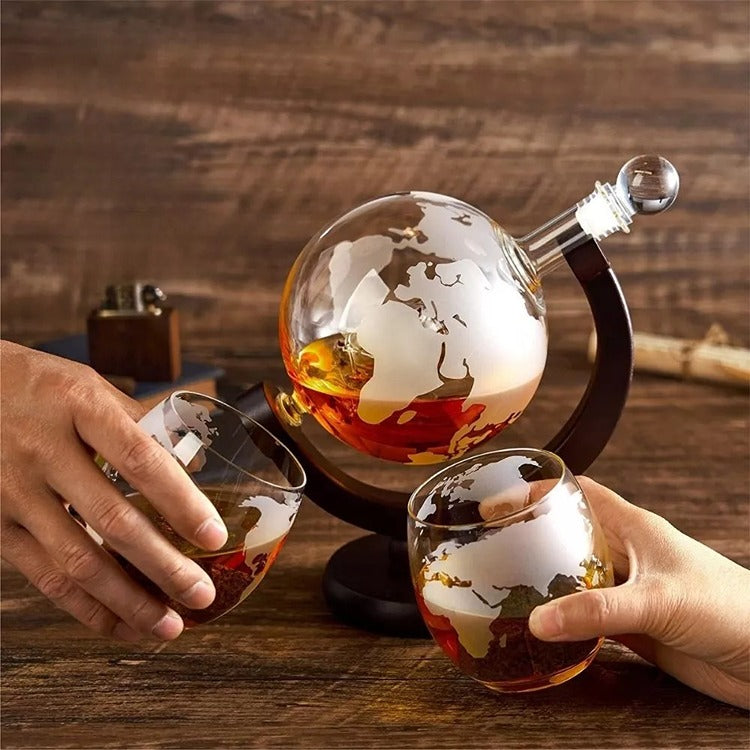 Set Cadou Decantor Glob Pamantesc Epique, 2 Pahare