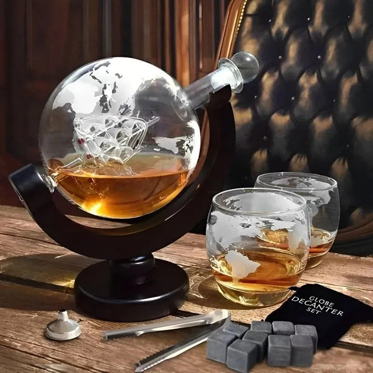 Set Cadou Decantor Glob Pamantesc Epique, 2 Pahare