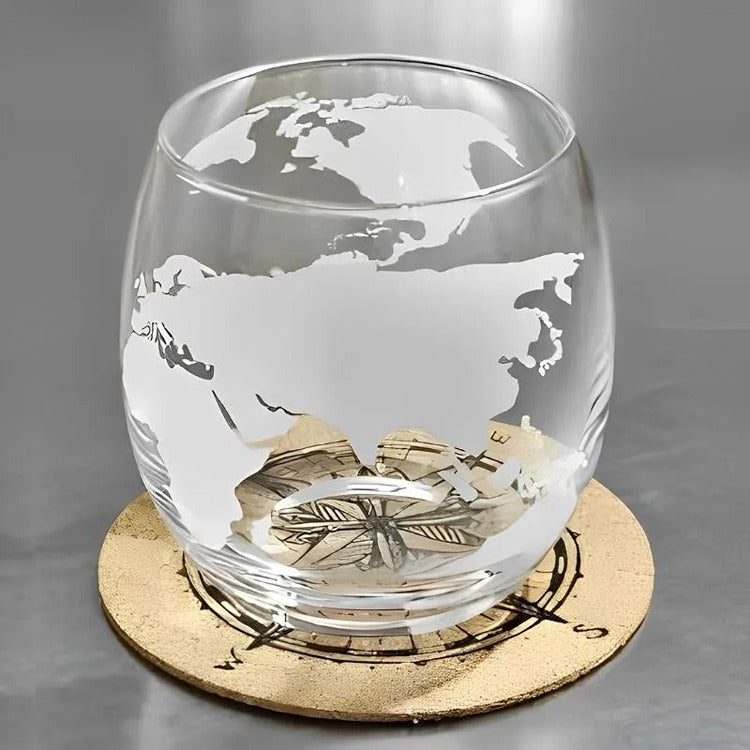 Set Cadou Decantor Glob Pamantesc Epique, 2 Pahare