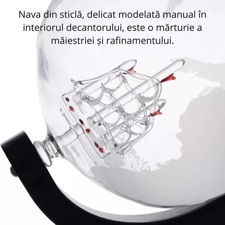 Set Cadou Decantor Glob Pamantesc Epique, 2 Pahare