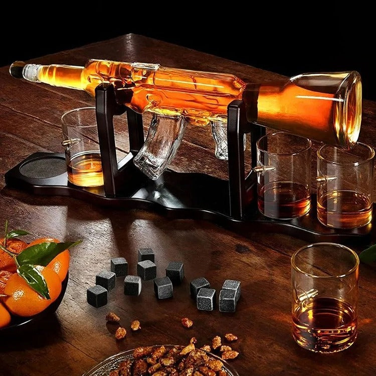 Set Cadou Decantor, 4 Pahare