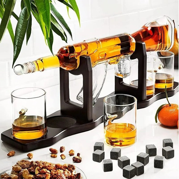 Set Cadou Decantor, 4 Pahare