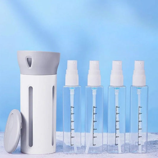 Set Dispenser Pulverizator de Calatorie, 4 buc, 30ml - Varivo