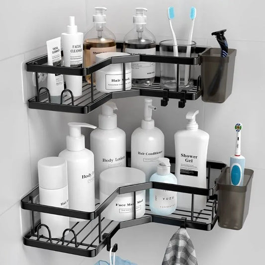 Set Etajere de Colt Baie, 2 buc - Varivo