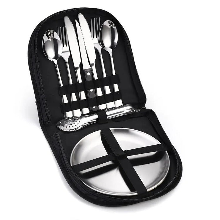 Set Tacamuri si Farfurii Picnic, 10 piese