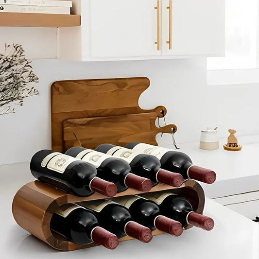 Suport Elegant pentru Sticle de Vin, Design Modern