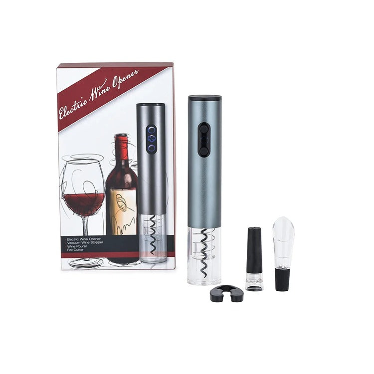 Tirbuson Electric cu Accesorii Vin, 4 piese