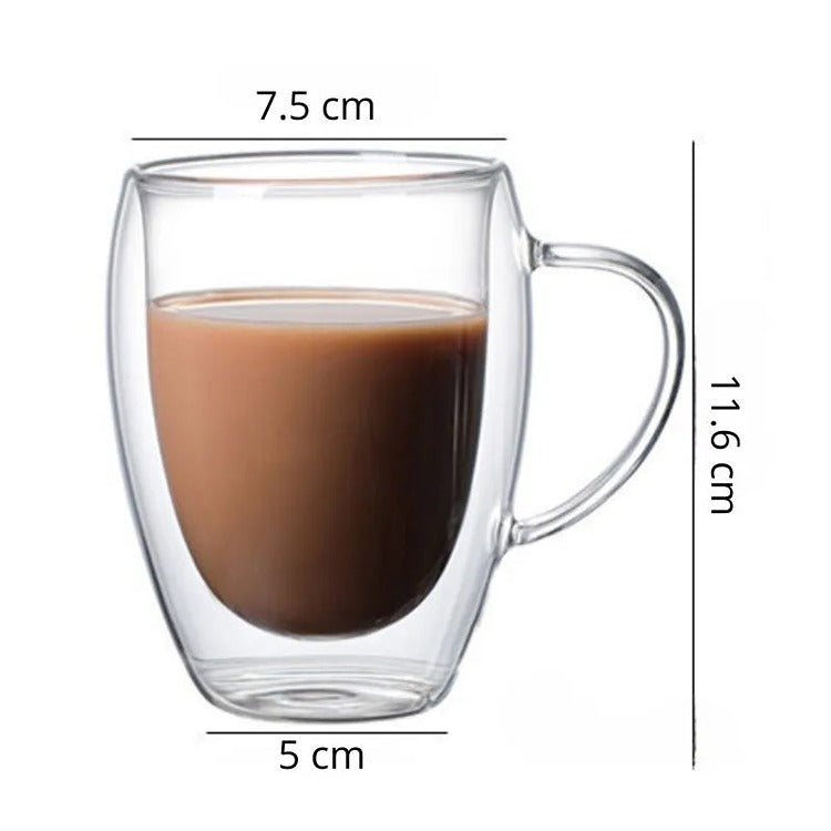 Cana Cafea cu Pereti Dubli, 350ml - Varivo