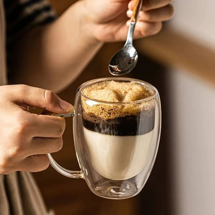 Cana Cafea cu Pereti Dubli, 350ml - Varivo