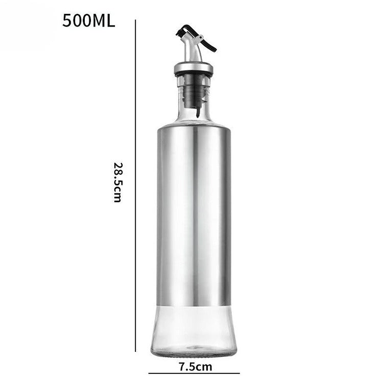 Dispenser pentru Ulei Argintiu, 500ml - Varivo