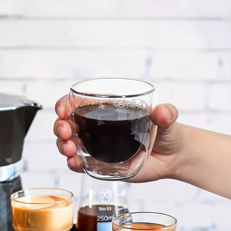 Pahar Cafea cu Pereti Dubli, 150ml - Varivo