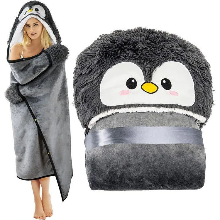 Patura Pinguin cu Maneci si Gluga - Varivo
