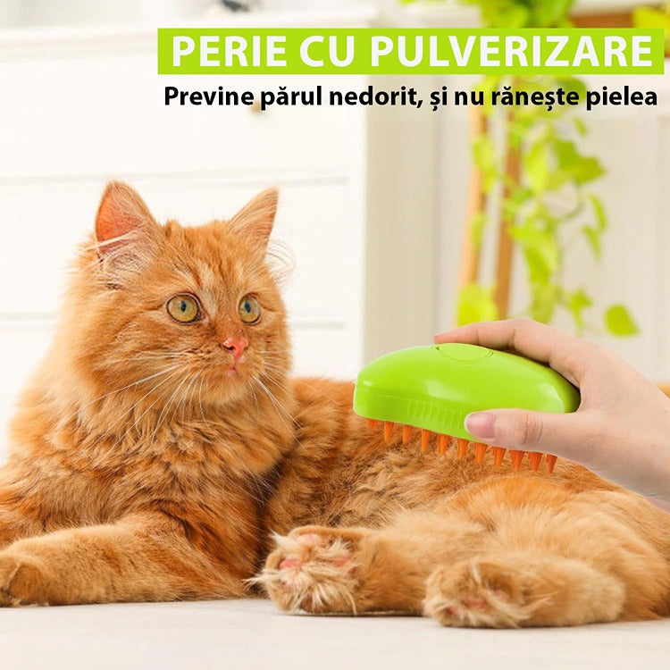 Perie cu Abur pentru Pisici, Reincarcare USB