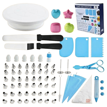Set Accesorii pentru Patiserie, 80 buc - Varivo