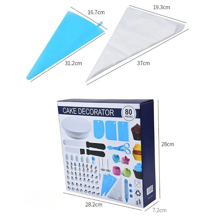 Set Accesorii pentru Patiserie, 80 buc - Varivo