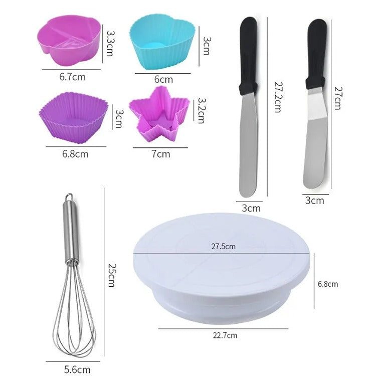 Set Accesorii pentru Patiserie, 80 buc - Varivo