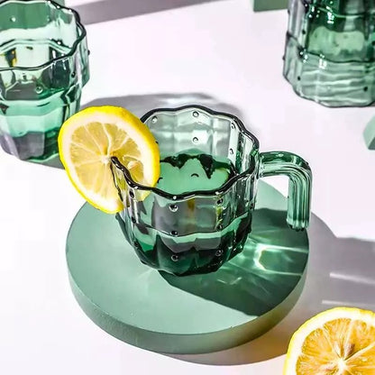 Set Cani si Pahare Stivuibile Cactus, 4 buc