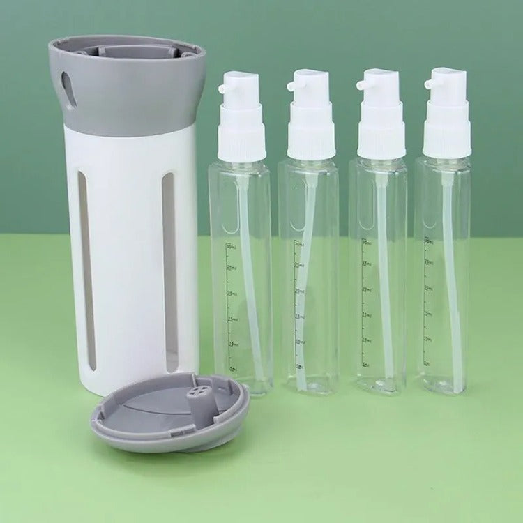 Set Dispenser Pulverizator de Calatorie, 4 buc, 30ml - Varivo