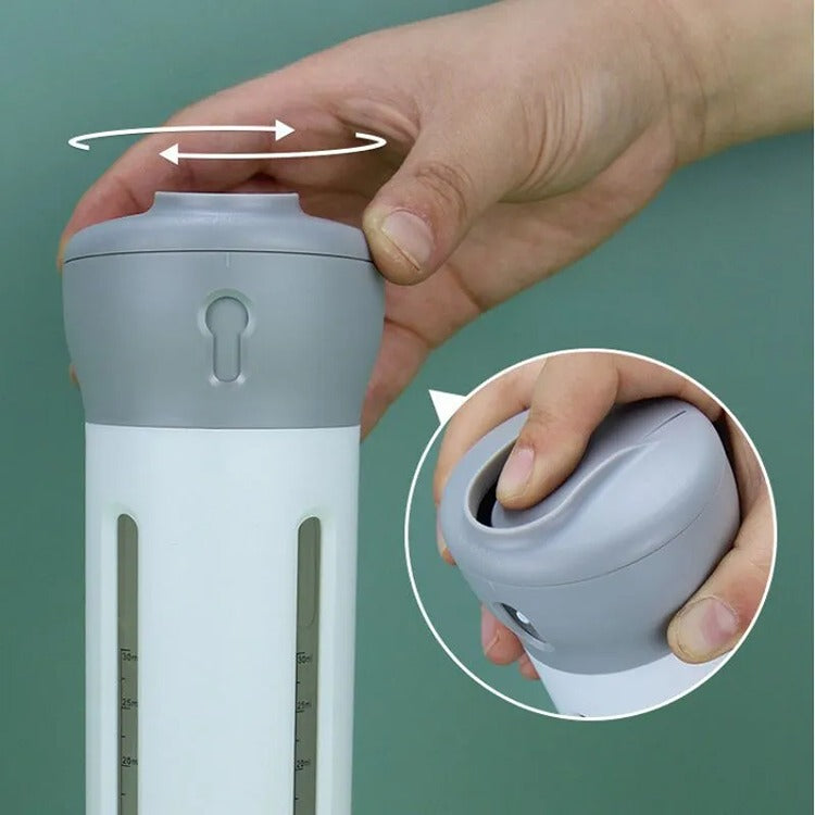 Set Dispenser Pulverizator de Calatorie, 4 buc, 30ml - Varivo