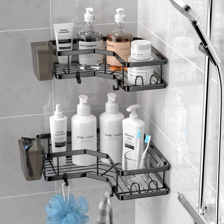 Set Etajere de Colt Baie, 2 buc - Varivo