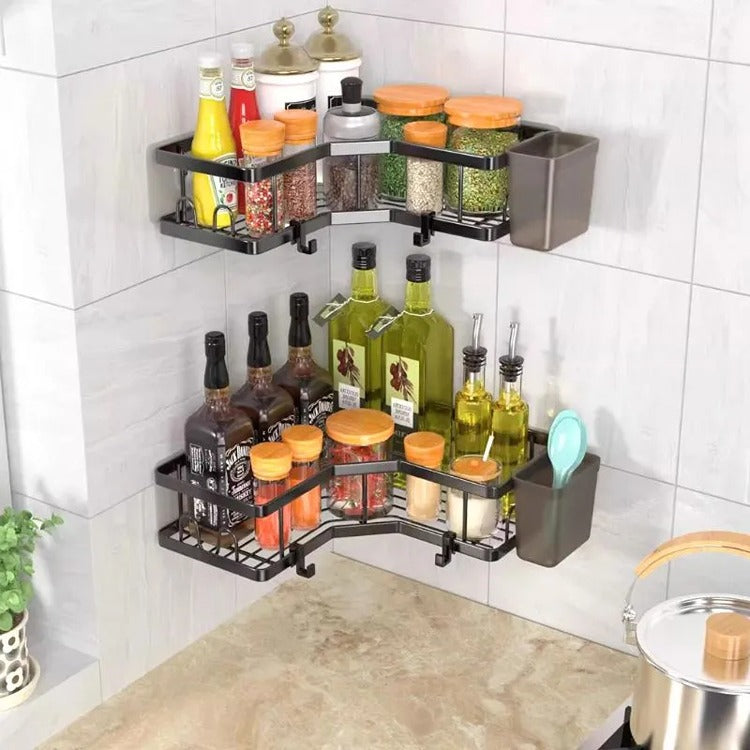 Set Etajere de Colt Baie, 2 buc - Varivo