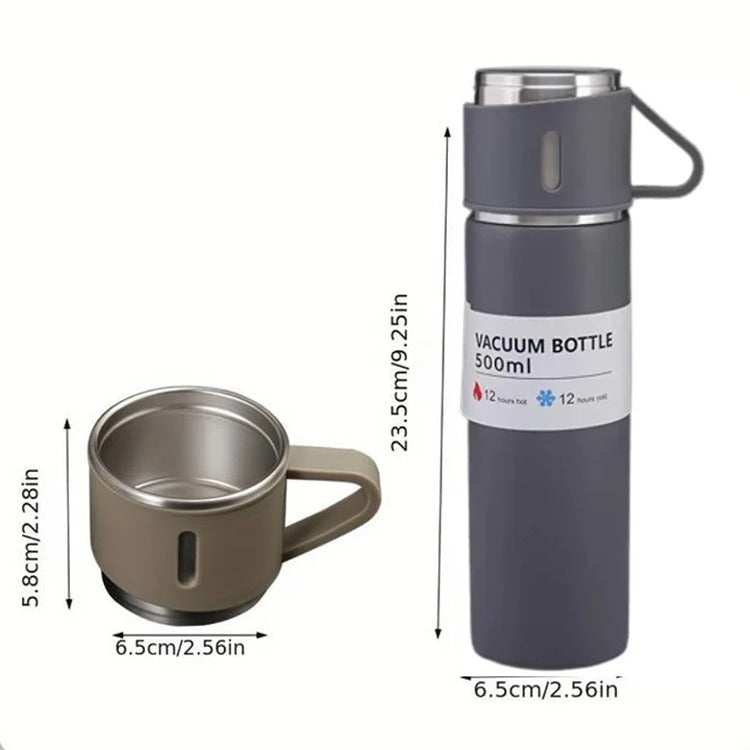 Set Termos Vacuum Bottle 500ml, 3 Cani