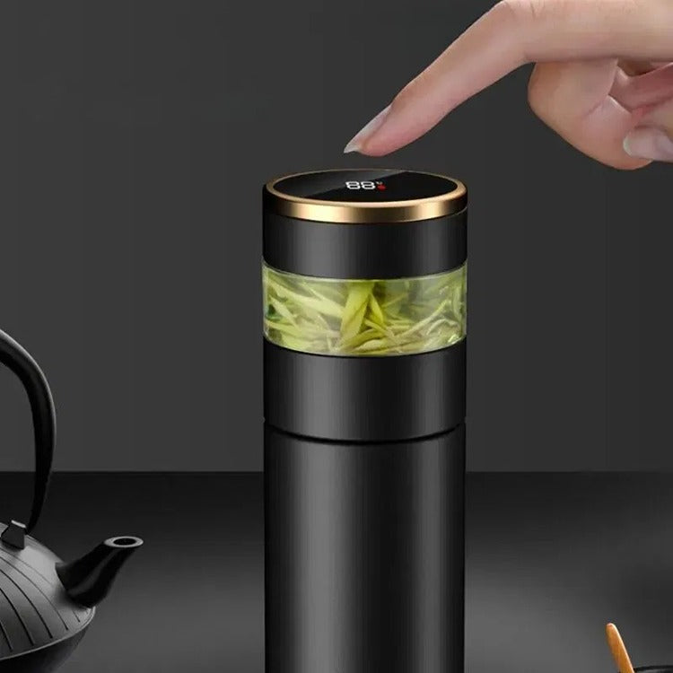 Termos Infuzor din Inox cu Afisaj Temperatura